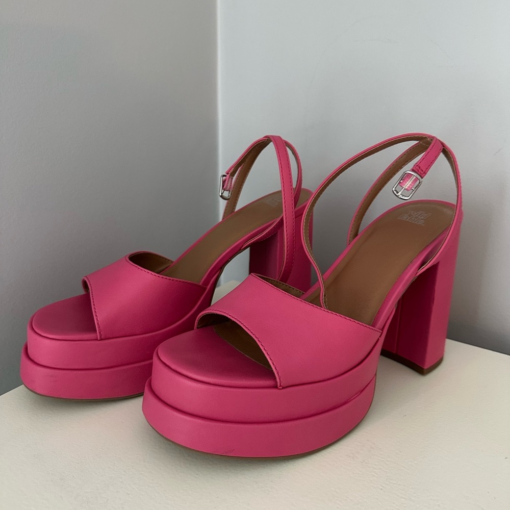 Pink Platform Sandals